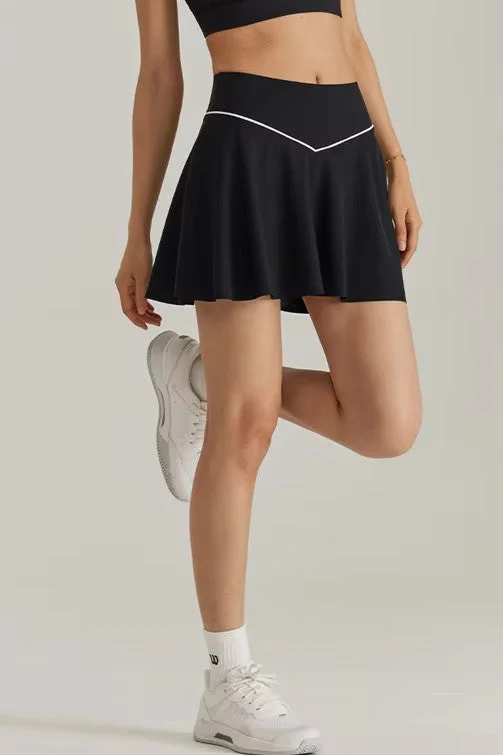 SVL SVL Kate Skirt with Inner Shorts Black