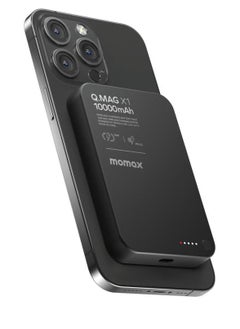 Momax Q.MAG X1 10000 mAh Wireless Magnetic Battery Pack USB-C Up to 15W PD Output  - Image 1