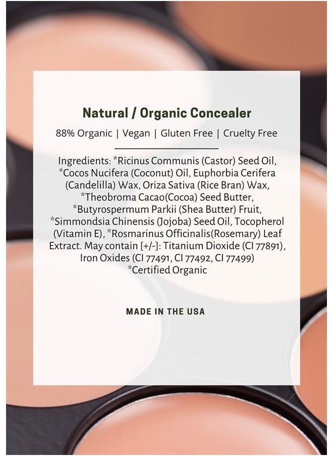 Mom's Secret - 100% Natural Concealer, Organic, Vegan, Gluten Free, Cruelty Free, Made in the USA, 0.11 oz. (Fresh 16) - Image 1