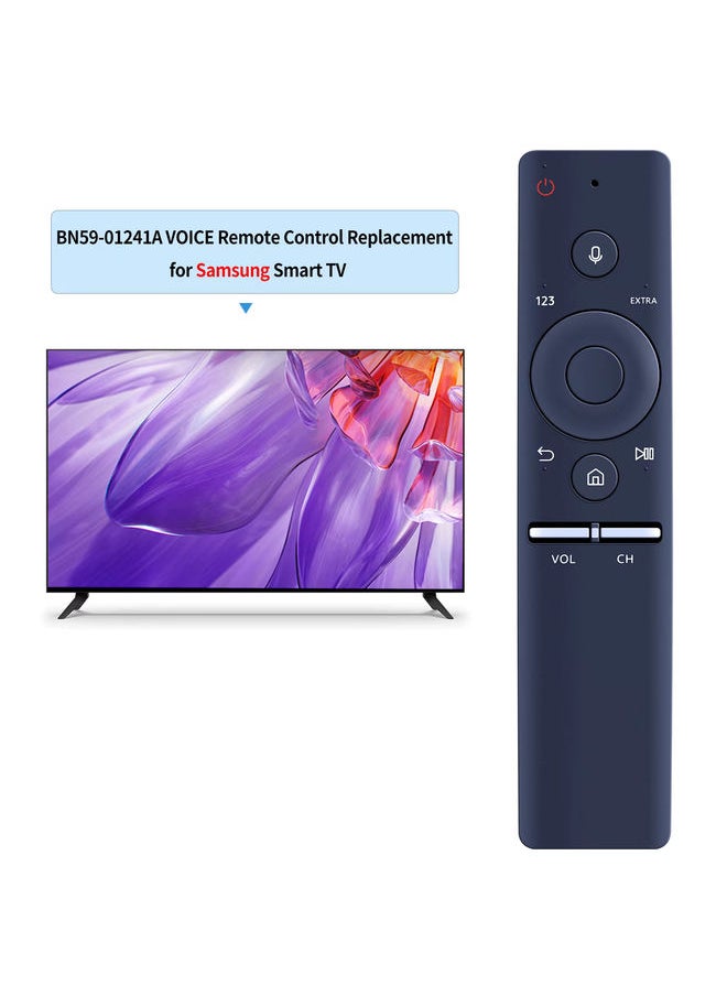 OMETTER - New BN59-01241A Voice Remote Control For Samsung Smart TV Remote RMCSPK1AP1 UN49KS8000F UN65KS9000F UN40KU7000F UN43KU7500F - Image 1