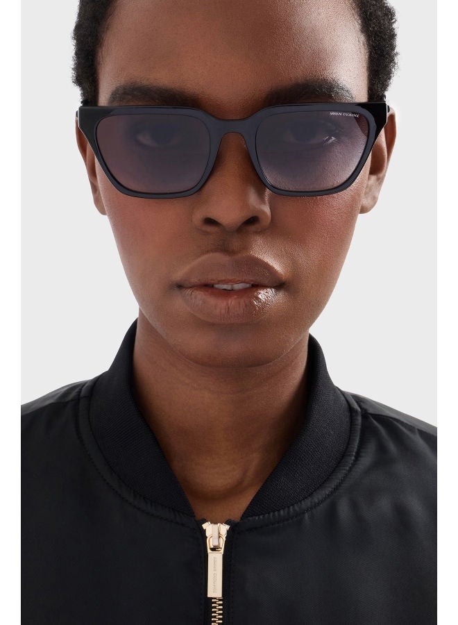 Armani Exchange Full Rimmed Irregular Sunglasses 0AX4158S - Image 3