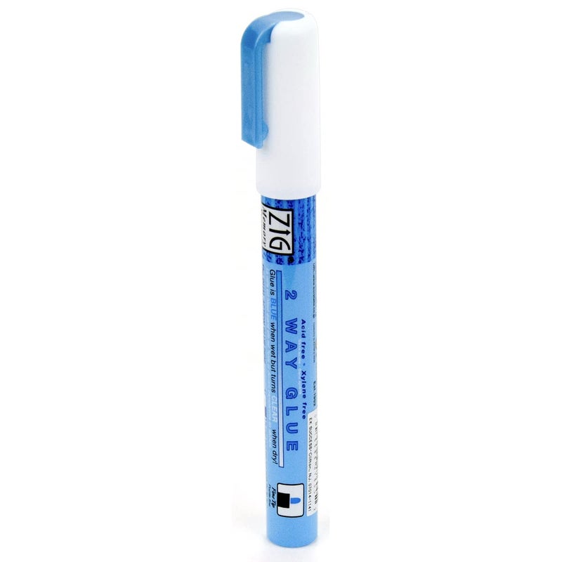 Zig EK Tools EK55-00013 EK Success 55-00013 EK/Zig 2 Way Fine Tip Glue Pen Carded, 6", Multicolor - Image 4