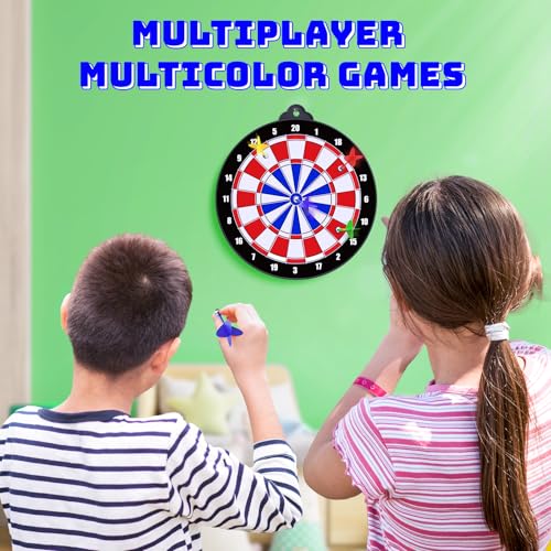 Beayuck Magnetic Dart Board for Kids - 12pcs Magnetic Darts, Indoor/Outdoor Kids Games and Party Games, Christmas Birthday Gifts Toys for Boys Ages 3-12 - Image 2