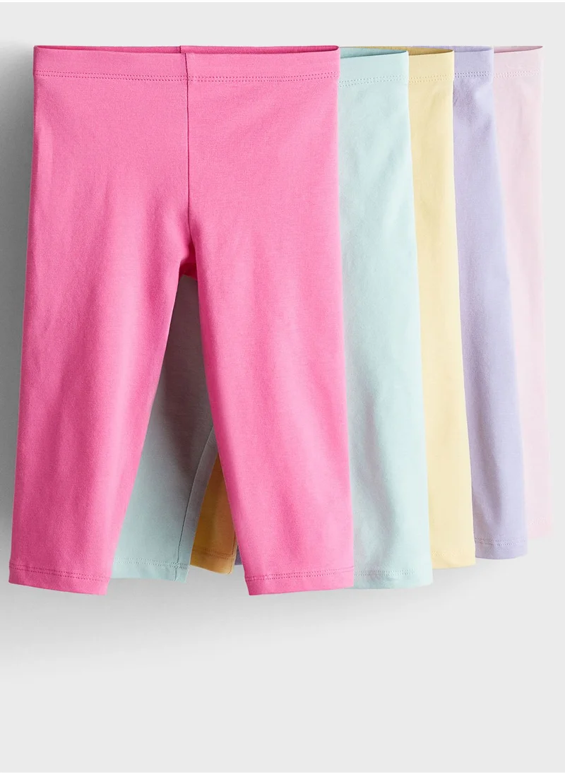 H&M Kids 5 Pack High Waist Leggings