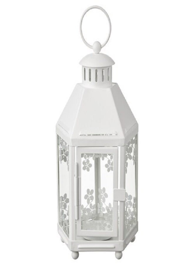 Tealight lantern, indoor/outdoor, white, 21 cm - Image 2