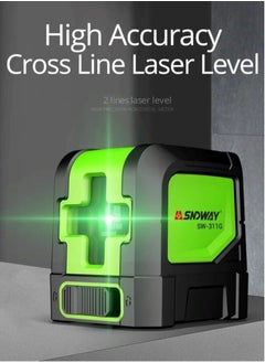 Cross Line Laser Level Laser Level Self Leveling Green/Red Beam Measure