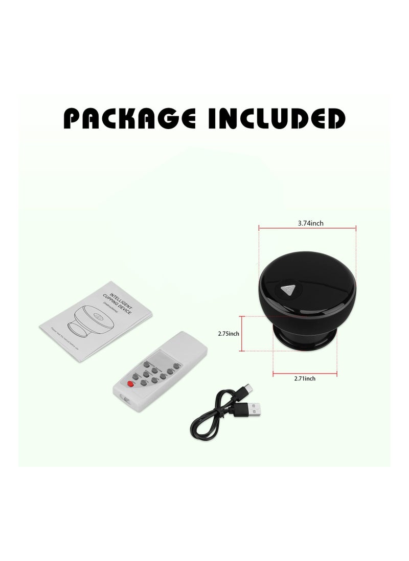 SYOSI - Newest Remote Control Smart Cupping Therapy Massager with Red Light Therapy, 4 In 1 Electric Cupping Machine With 16 Levels Temperature & Suction, Vacuum Therapy Machine Gua Sha Massage Tool - Image 1