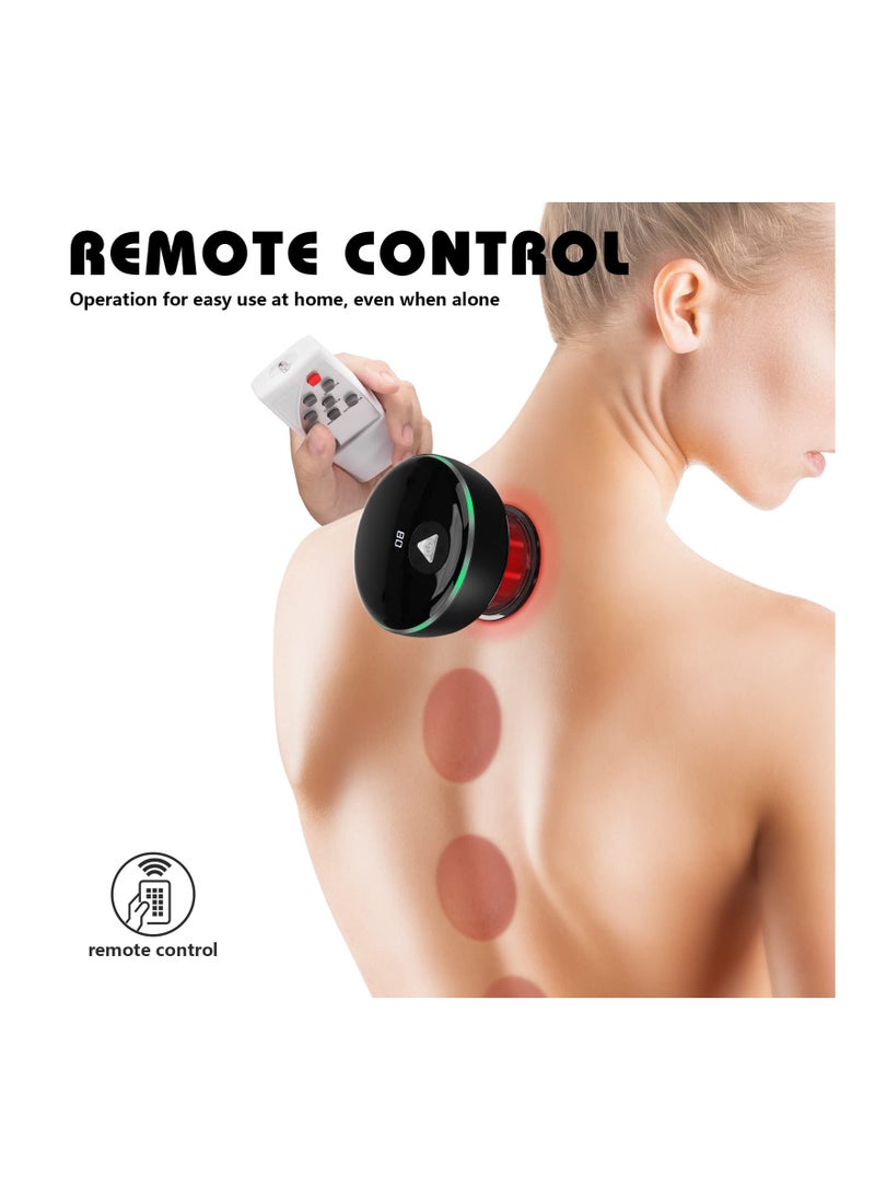 SYOSI - Newest Remote Control Smart Cupping Therapy Massager with Red Light Therapy, 4 In 1 Electric Cupping Machine With 16 Levels Temperature & Suction, Vacuum Therapy Machine Gua Sha Massage Tool - Image 1