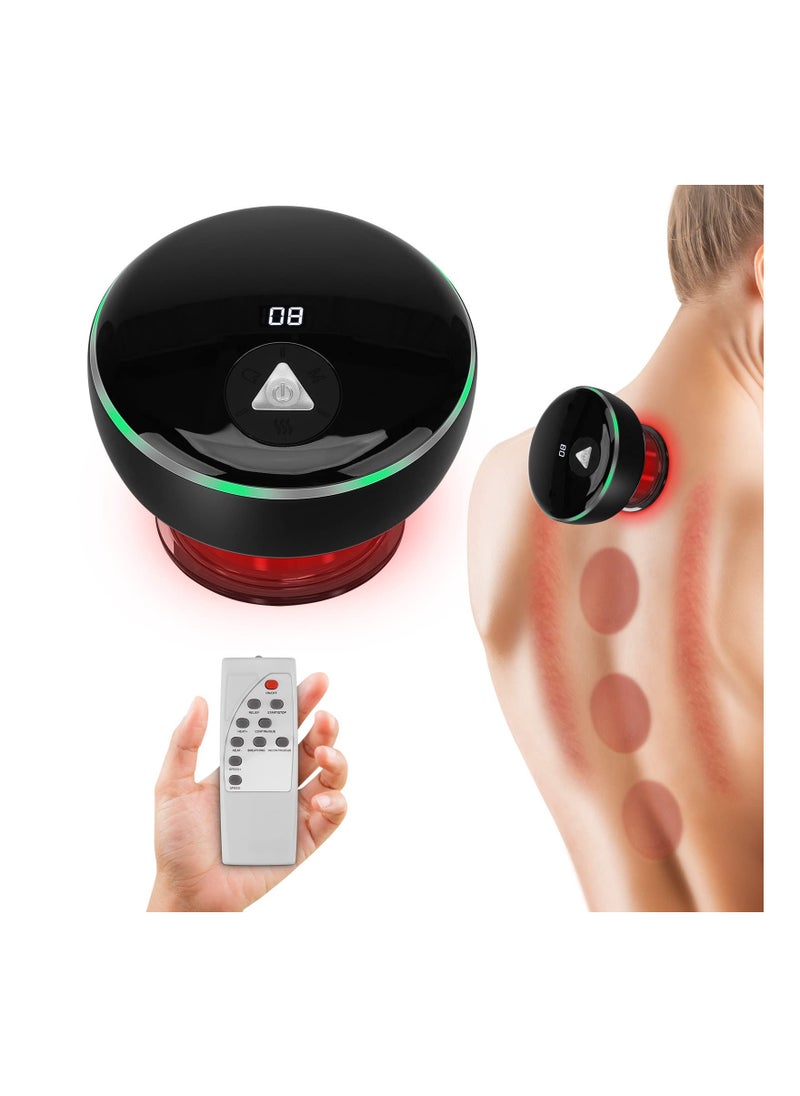 SYOSI - Newest Remote Control Smart Cupping Therapy Massager with Red Light Therapy, 4 In 1 Electric Cupping Machine With 16 Levels Temperature & Suction, Vacuum Therapy Machine Gua Sha Massage Tool - Image 1