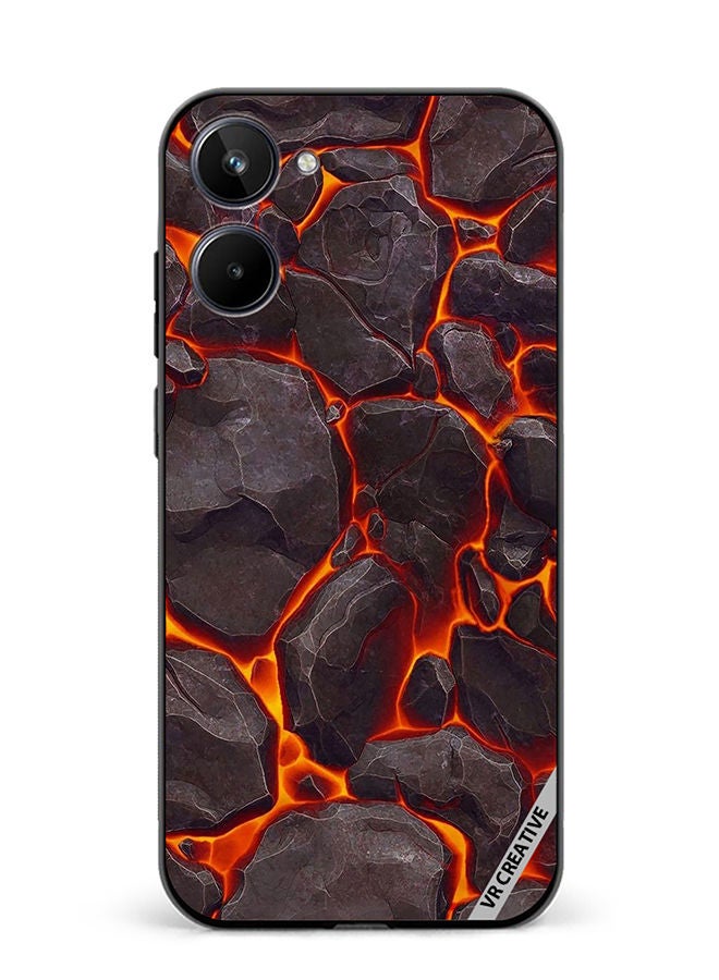 VR CREATIVE Protective Case Cover For Realme 10 Mattle Paint Texture Design Multicolour - Image 1