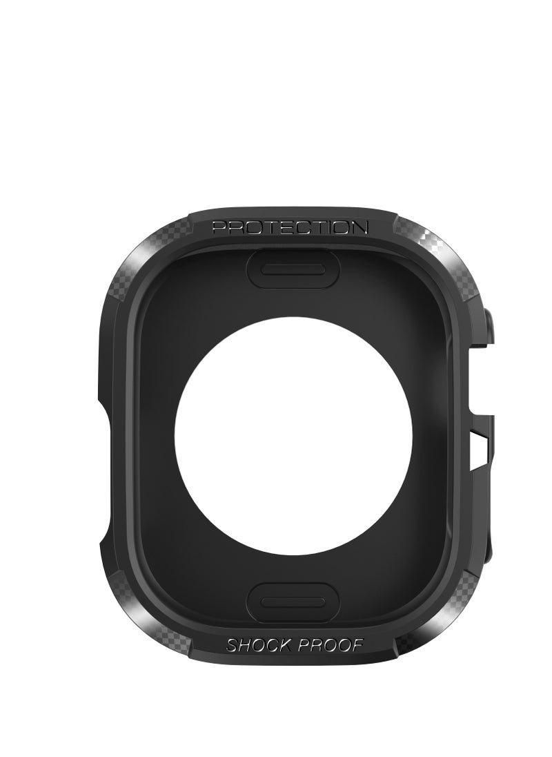 GULFLINK Protective Case Cover for Apple Watch Series 8/7 45mm Black  - Image 4