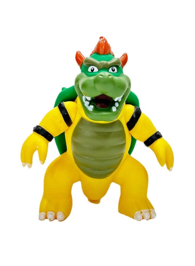 GREEN CAMEL Super Mario Bros Bowser Action Figure Detailed Collectible Toy for Fans & Kids Perfect Gift for Mario Lovers - Image 1