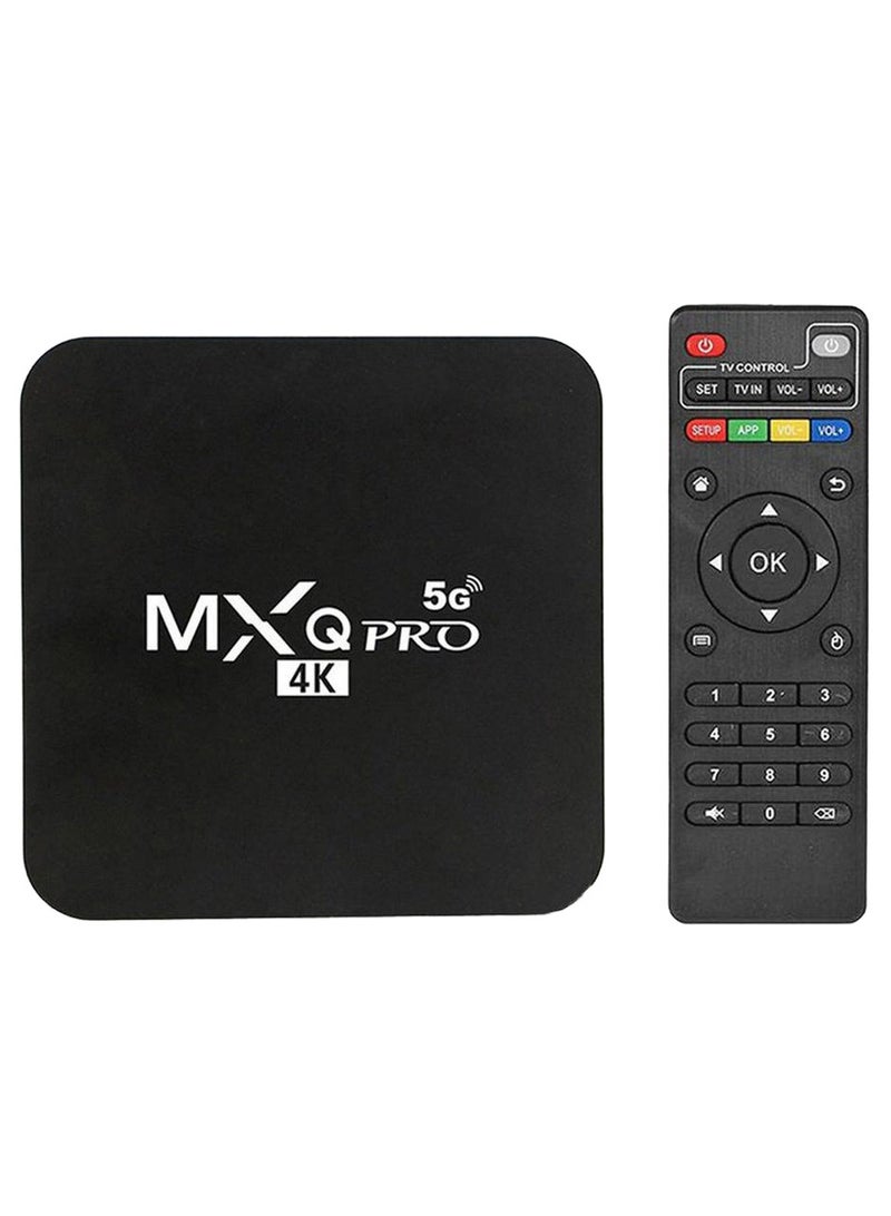 MXQ Pro Android TV Box MXQ Pro 5G | 4K UHD Streaming Device with Remote, HDMI Cable & Adapter, Android 11 Smart TV 8GB RAM 128GB ROM, Multi Media Player for Movies & Apps - Image 1