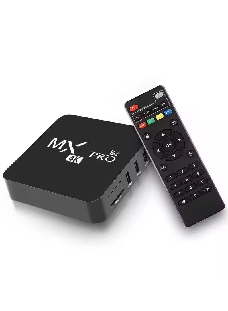 MXQ Pro Android TV Box MXQ Pro 5G | 4K UHD Streaming Device with Remote, HDMI Cable & Adapter, Android 11 Smart TV 8GB RAM 128GB ROM, Multi Media Player for Movies & Apps - Image 4