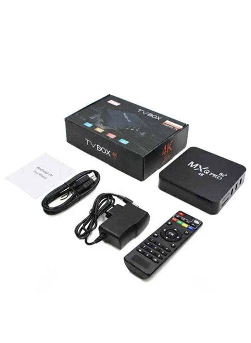 MXQ Pro Android TV Box MXQ Pro 5G | 4K UHD Streaming Device with Remote, HDMI Cable & Adapter, Android 11 Smart TV 8GB RAM 128GB ROM, Multi Media Player for Movies & Apps - Image 2