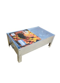 Campmate Campmate Portable Steel Barbeque Grill Cm-7005 39X23Cm |Bbq Camping Outdoor Cooking Chicken  - Image 1