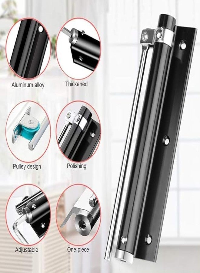 HOMETIC Spring Door Closer, Door Closers to Convert Hinged Doors, Alloy Automatic Fire Rated Door Closer, Self-Closing, Adjustable Automatic Closing, Gate Doors Stainless Steel Spring Door Closer - Image 5