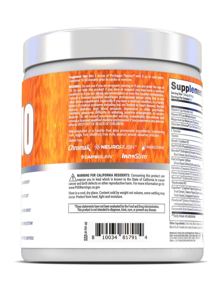 ProSupps PS Hyde Thermo Fat Burner Molten Mango 25 servings 7.13oz  (202.2g) - Image 3