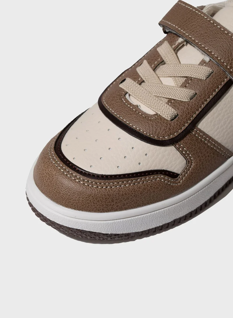 DeFacto Girl Faux Leather High Sole Sneaker