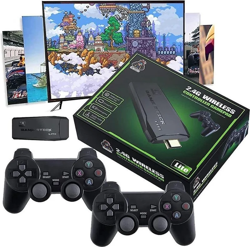 Doreka Tv Atari 4K HDMI Game Stick Game Stick with 20000 Games