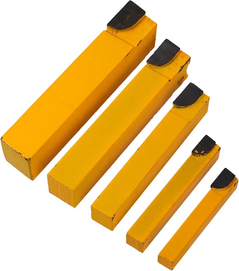 Tungsten Carbide Tipped Lathe Turning Tools Set for Precision Machining - Image 1