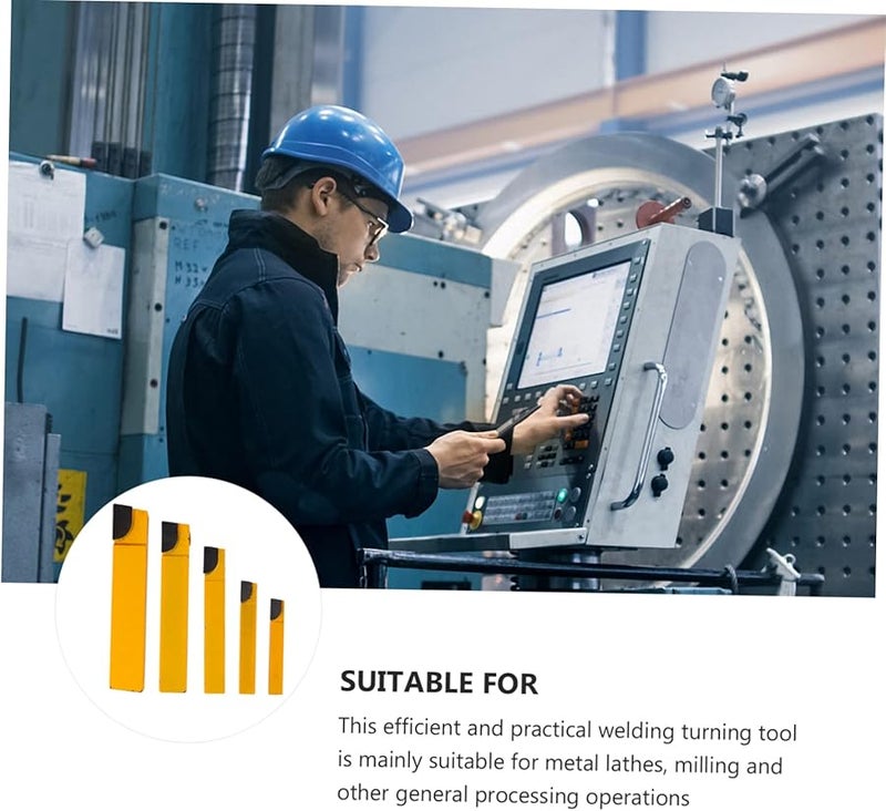 Tungsten Carbide Tipped Lathe Turning Tools Set for Precision Machining - Image 5