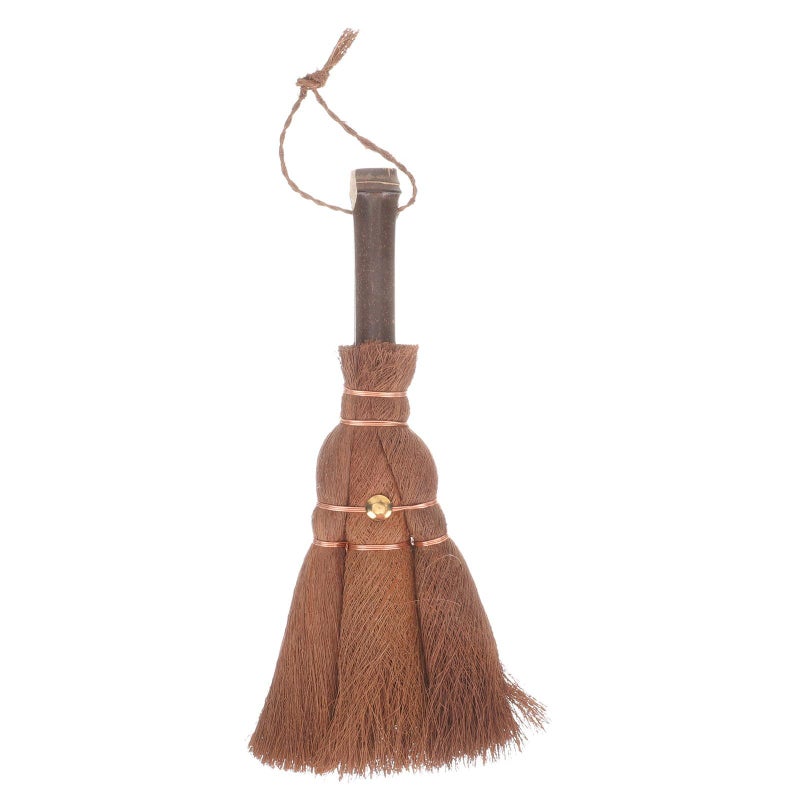 Straw Woven Hand Broom With Soft Bristles For Home Kitchen Floor Dust Cleaning - Image 1