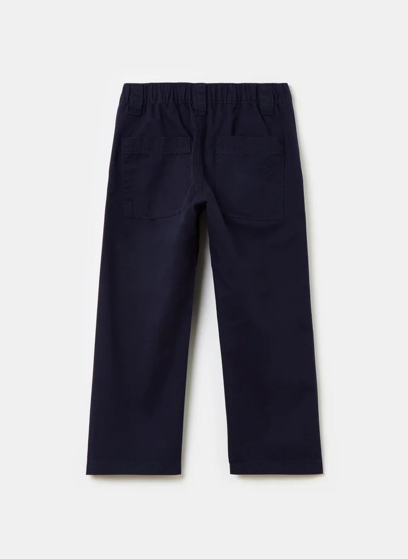 Ovs Cotton trousers with pockets