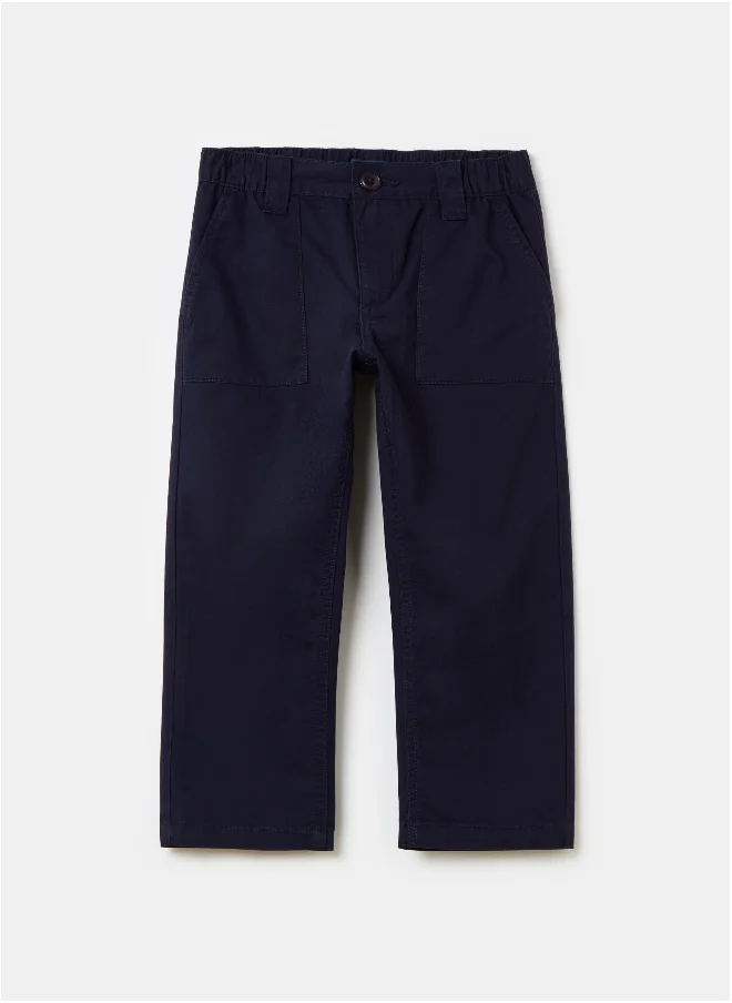 Ovs Cotton trousers with pockets