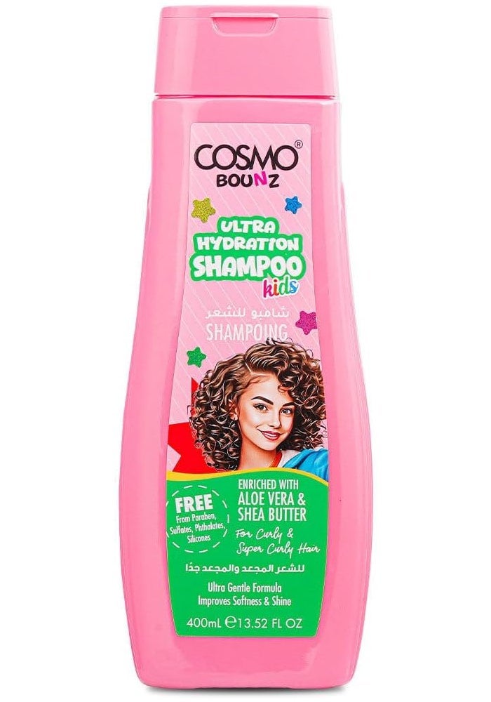 Cosmo Bounz Ultra Hydration Shampoo for Kids - 400ml - Image 1