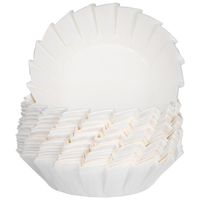 200 Pcs White 4 Inch Disposable Baking Cups Food Grade Cupcake Liners Muffin Holders - Image 2