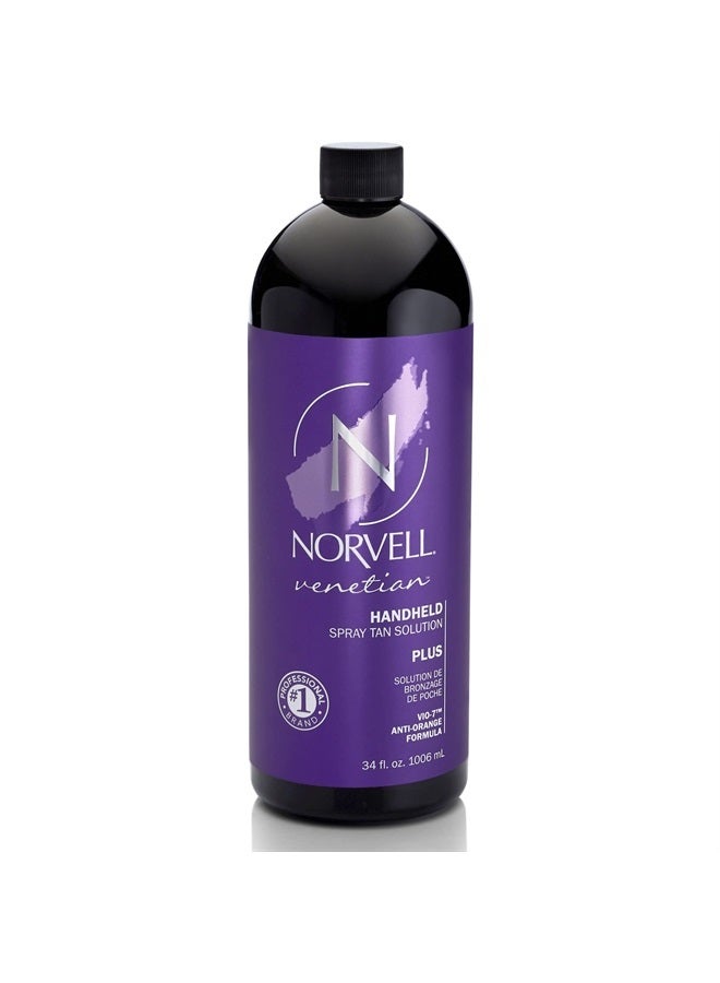 norvell Premium Professional Sunless Tanning Spray Tan Solution - Venetian Plus, 1 Liter - Image 1