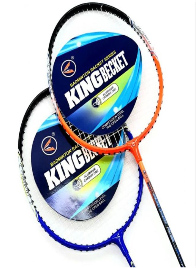 World Fitness - King Becket Badminton Racket Set Green - Image 1