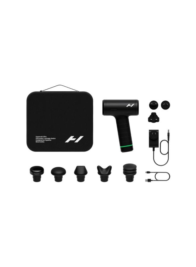 Hyperice Hypervolt 3 Pro Percussion Massage Gun with Heated Head Attachment - Image 3