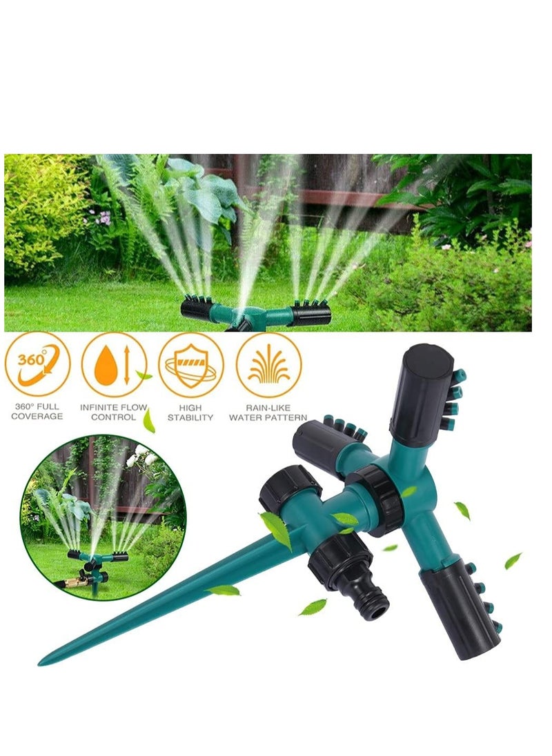 Generic - Automatic 360 Rotating Garden Irrigation Sprinkler - Image 1