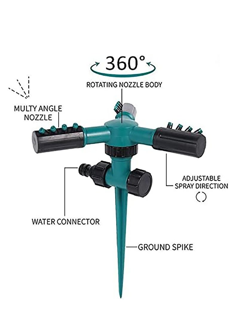 Generic - Automatic 360 Rotating Garden Irrigation Sprinkler - Image 1