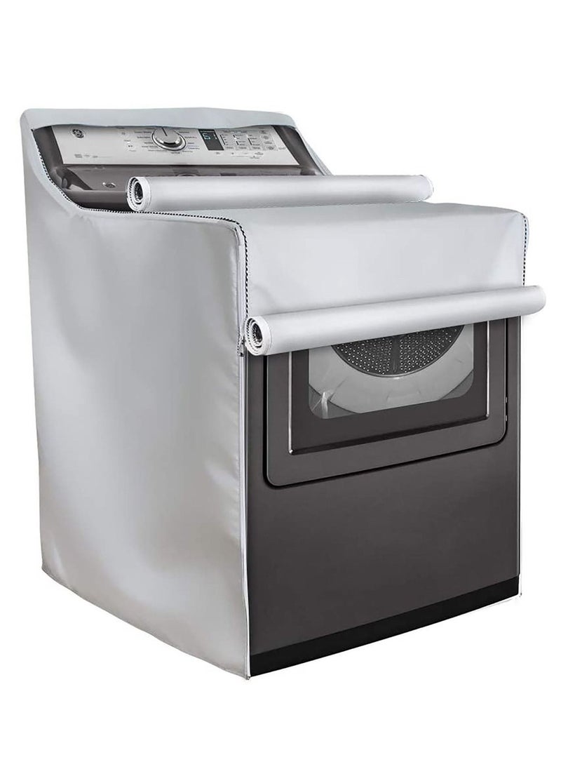 Arabest - Washing Machine Cover Durable Thicker Fabric 2 Zippers Design for Convenient Use Fit Most Top Load or Front Load Washers/Dryers - Image 1