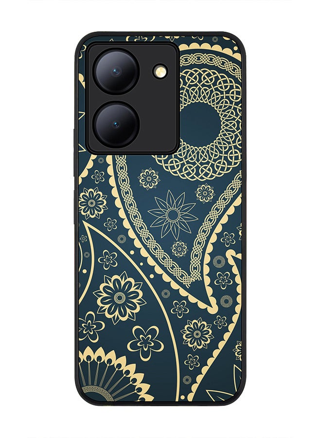 Stylizedd Rugged Black Edge case for Vivo Y36 / Vivo Y36 5G, Slim fit Soft Case Flexible Rubber Edges Anti Drop TPU Gel Thin Cover - Indian Nights - Image 1