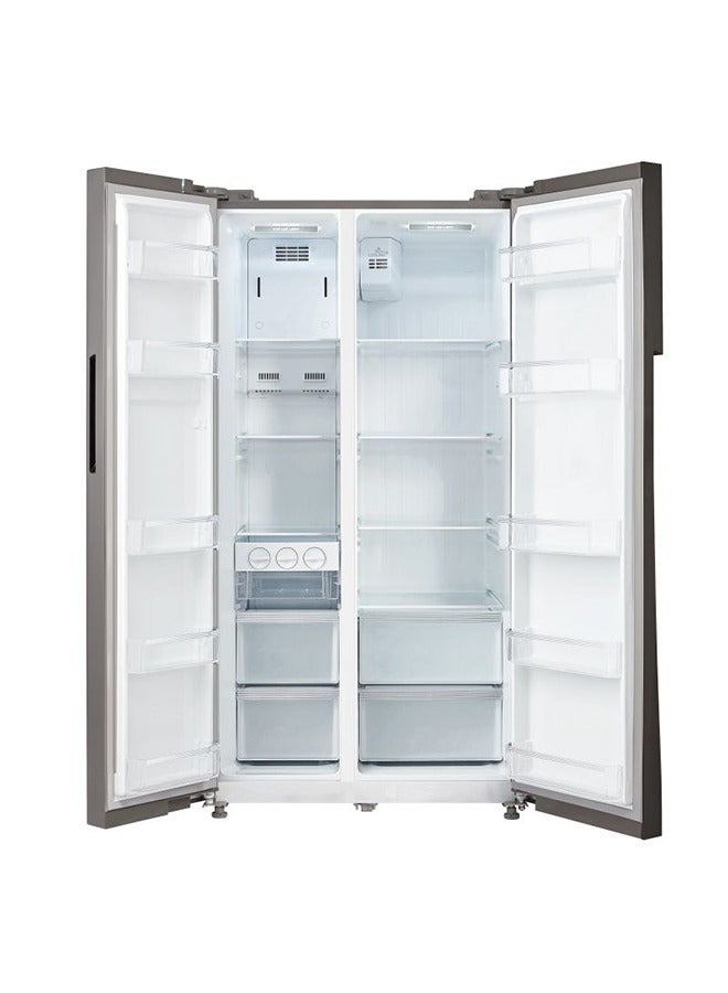 Midea Refrigerator - 2 Doors - 11.8 Feet - Freezer Capacity 6.2 Feet - Inverter - Silver - MDRS710FGU50D MDRS710FGU50D Silver - Image 2
