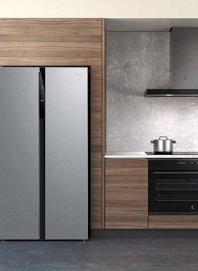 Midea Refrigerator - 2 Doors - 11.8 Feet - Freezer Capacity 6.2 Feet - Inverter - Silver - MDRS710FGU50D MDRS710FGU50D Silver - Image 4