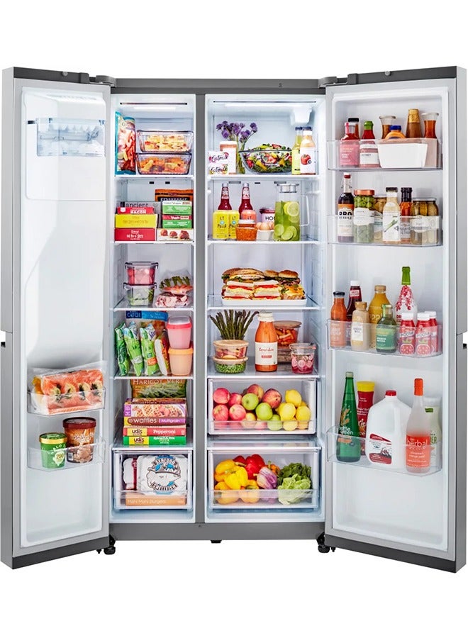 Midea Refrigerator - 2 Doors - 11.8 Feet - Freezer Capacity 6.2 Feet - Inverter - Silver - MDRS710FGU50D MDRS710FGU50D Silver - Image 5