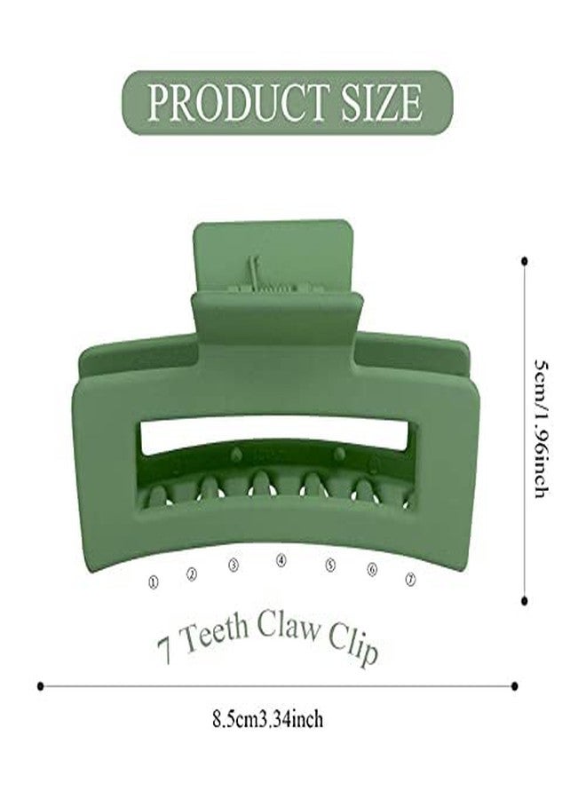 CHANDERKASH 6PCS Strong Hold Rectangle Clutcher Hair Clips/Hair Claw Clamp Non-Slip Catch Hair Styling for Womens - Image 4