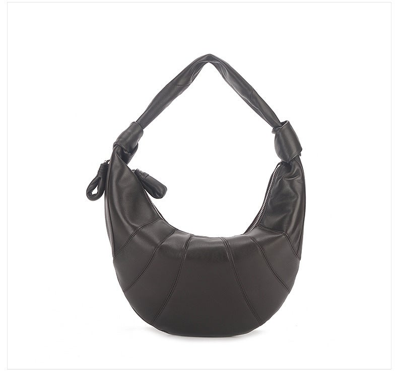 Sheepskin Underarm Bag Niche Design All-Match Ode Bag Croissant Bag Ins Light Luxury Shoulder Bag Crossbody Bag - Image 1