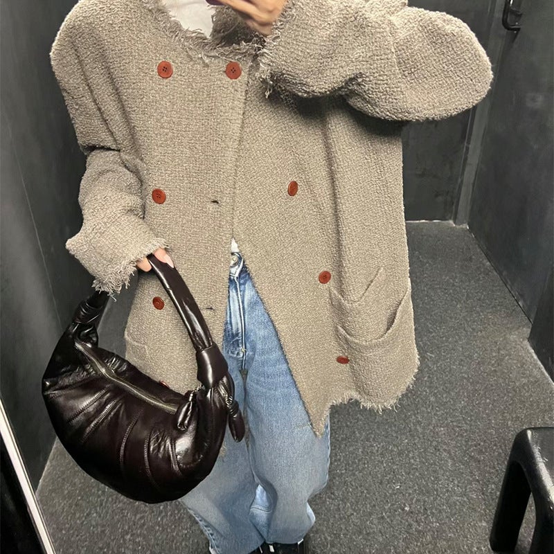 Sheepskin Underarm Bag Niche Design All-Match Ode Bag Croissant Bag Ins Light Luxury Shoulder Bag Crossbody Bag - Image 5