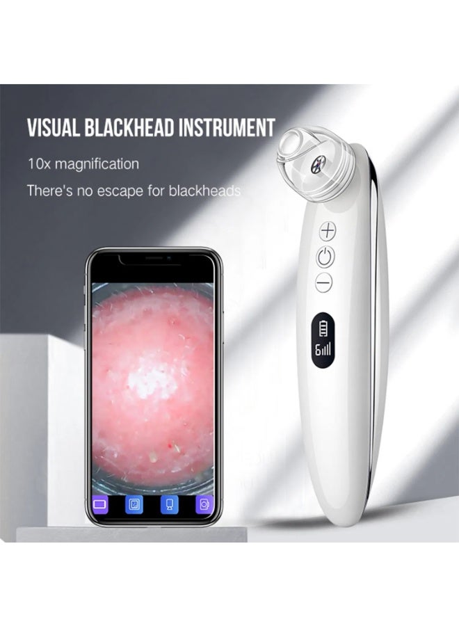 HD WiFi Electric Visual Blackhead Remover Pore Cleaner Professional Facial Cleansing Vacuum Blackhead Suction Device - Image 2