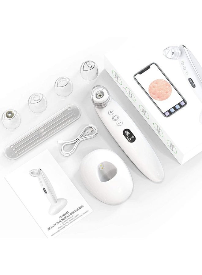 HD WiFi Electric Visual Blackhead Remover Pore Cleaner Professional Facial Cleansing Vacuum Blackhead Suction Device - Image 5
