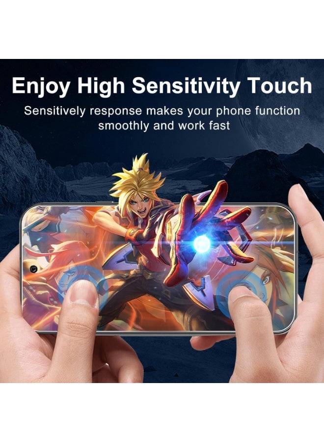 Muzz Tempered Glass Screen Protector for Honor 600 Lite 5G, 9H Hardness, 0.33mm, 2 Pack - Image 4
