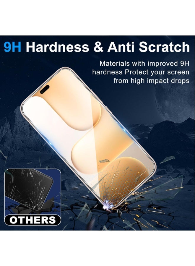 Muzz Tempered Glass Screen Protector for Honor 600 Lite 5G, 9H Hardness, 0.33mm, 2 Pack - Image 3