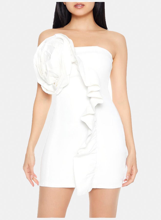 FOREVER 21 Rosette Mini Tube Dress - Image 4
