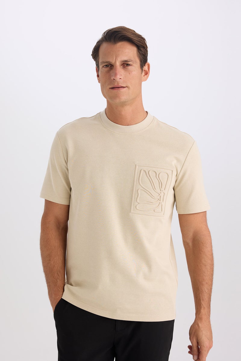 DeFacto Man Regular Fit Crew Neck T-Shirt - Image 1